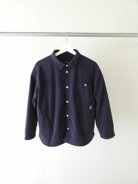 快晴堂(かいせいどう) HAYATE 軽く暖かいフリースのアウター　ステッチ沢山羽織りシャツの商品画像11