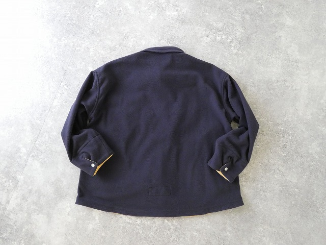 快晴堂(かいせいどう) HAYATE 軽く暖かいフリースのアウター　ステッチ沢山羽織りシャツの商品画像9