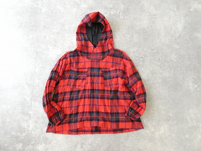 LAITERIE(レイトリー) シャーリング起毛チェックアノラックの商品画像10