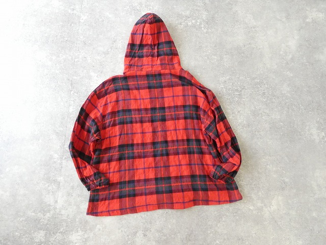 LAITERIE(レイトリー) シャーリング起毛チェックアノラックの商品画像11