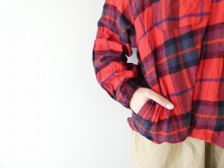 LAITERIE(レイトリー) シャーリング起毛チェックアノラックの商品画像22