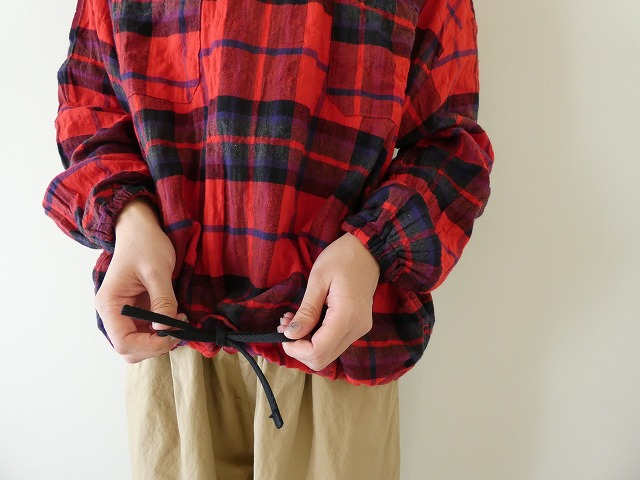 LAITERIE(レイトリー) シャーリング起毛チェックアノラックの商品画像7