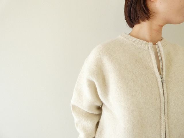 mao made(マオメイド) ダブルジップクルーネックブルゾンの商品画像4