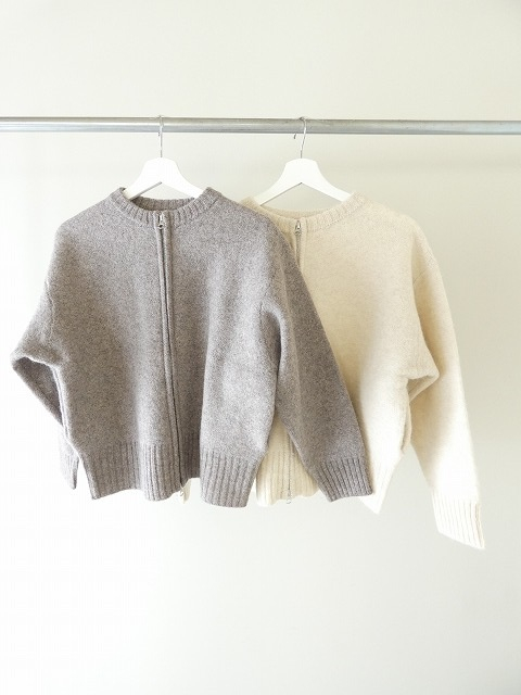 mao made(マオメイド) ダブルジップクルーネックブルゾンの商品画像9