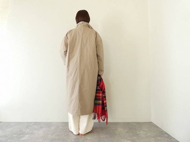 mao made(マオメイド) NEW STANDARD ロング丈ステンカラーコートの商品画像10