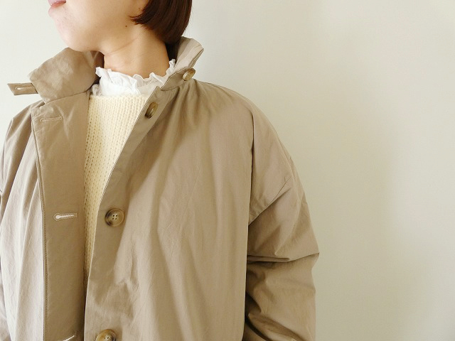 mao made(マオメイド) NEW STANDARD ロング丈ステンカラーコートの商品画像3