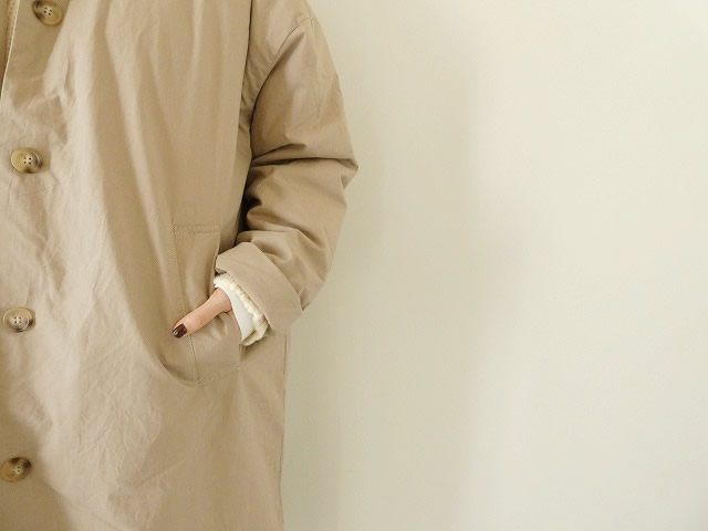 mao made(マオメイド) NEW STANDARD ロング丈ステンカラーコートの商品画像4