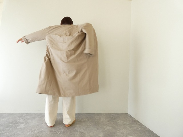 mao made(マオメイド) NEW STANDARD ロング丈ステンカラーコートの商品画像7