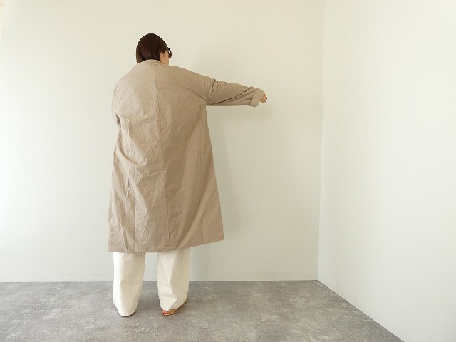 mao made(マオメイド) NEW STANDARD ロング丈ステンカラーコートの商品画像8