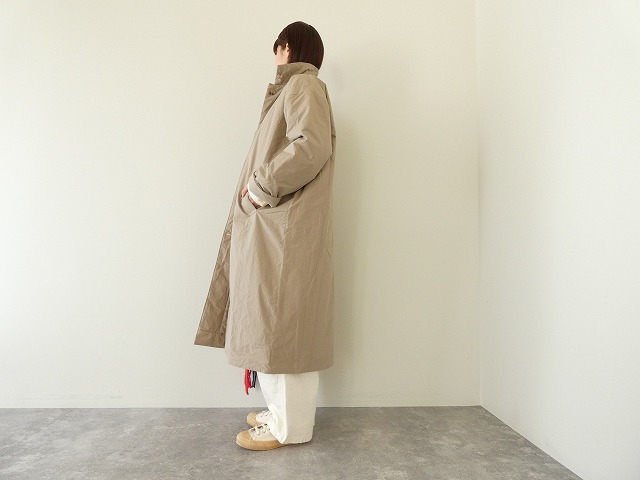 mao made(マオメイド) NEW STANDARD ロング丈ステンカラーコートの商品画像9