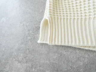 mizuiro ind(ミズイロインド) ワッフルハイネックベストの商品画像34