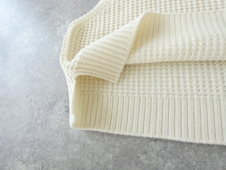 mizuiro ind(ミズイロインド) ワッフルハイネックベストの商品画像35