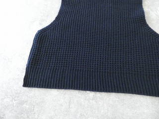 mizuiro ind(ミズイロインド) ワッフルハイネックベストの商品画像51