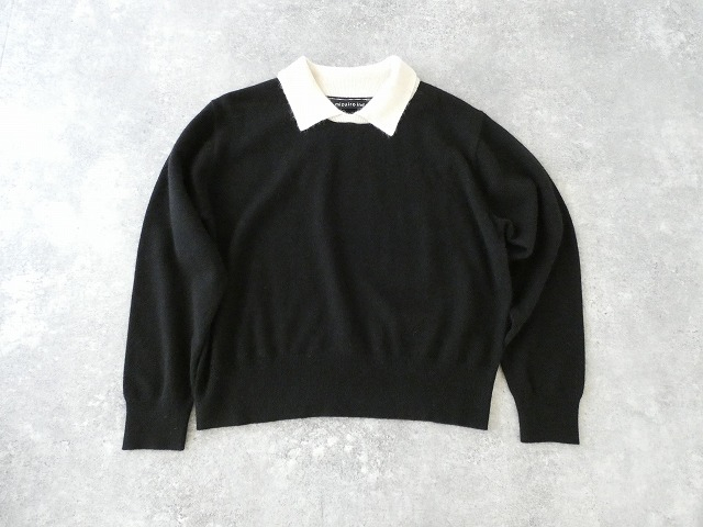 mizuiro ind(ミズイロインド) 衿付きハイゲージプルオーバーの商品画像10