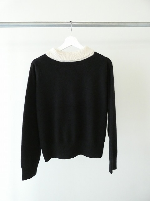 mizuiro ind(ミズイロインド) 衿付きハイゲージプルオーバーの商品画像11