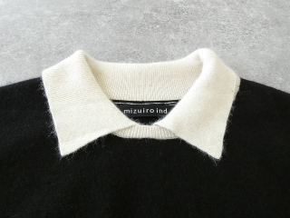 mizuiro ind(ミズイロインド) 衿付きハイゲージプルオーバーの商品画像23