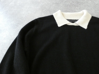 mizuiro ind(ミズイロインド) 衿付きハイゲージプルオーバーの商品画像25