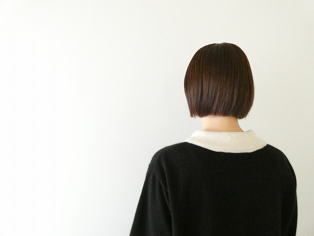 mizuiro ind(ミズイロインド) 衿付きハイゲージプルオーバーの商品画像5