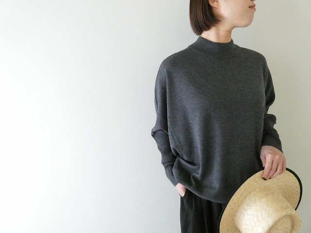 mizuiro ind(ミズイロインド) コクーンリブスリーブプルオーバーの商品画像6