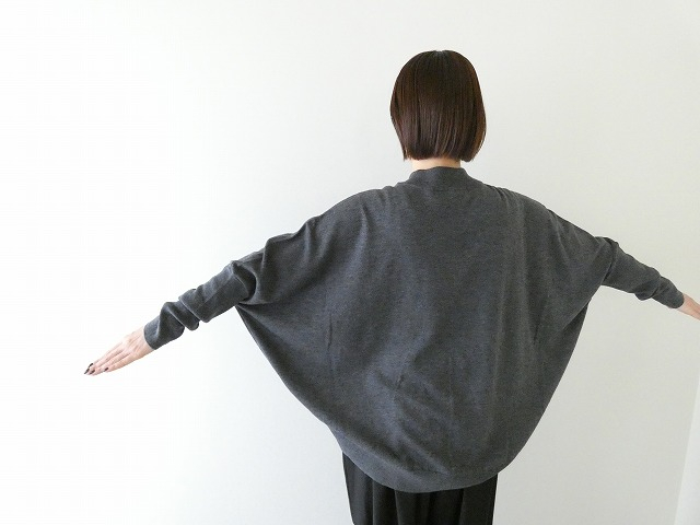 mizuiro ind(ミズイロインド) コクーンリブスリーブプルオーバーの商品画像7