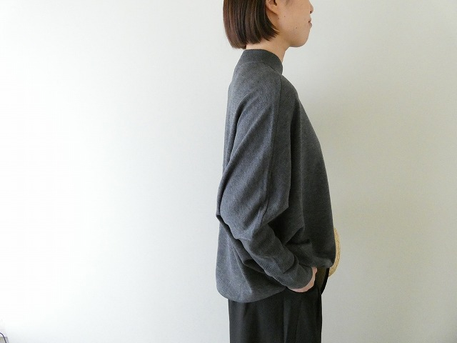 mizuiro ind(ミズイロインド) コクーンリブスリーブプルオーバーの商品画像8