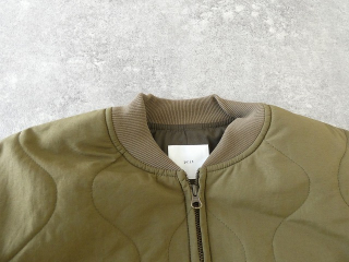 prit(プリット) ナイロンタッサーオニオンキルト　ZIPショートブルゾンの商品画像18