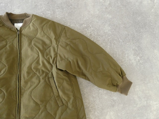 prit(プリット) ナイロンタッサーオニオンキルト　ZIPショートブルゾンの商品画像22