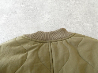 prit(プリット) ナイロンタッサーオニオンキルト　ZIPショートブルゾンの商品画像23