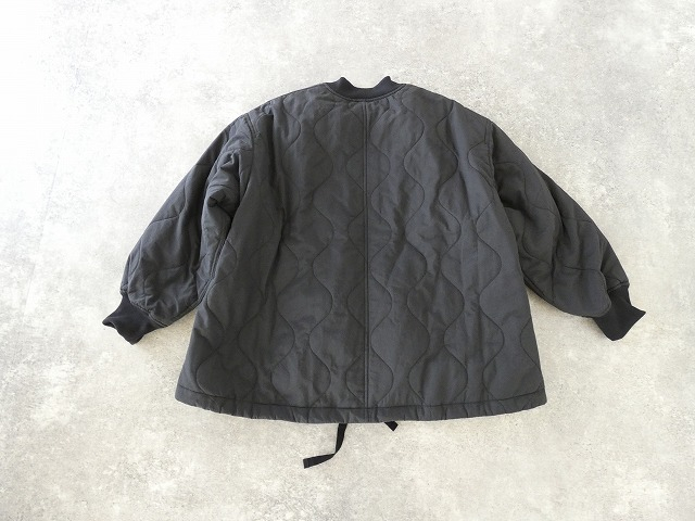 prit(プリット) ナイロンタッサーオニオンキルト　ZIPショートブルゾンの商品画像29