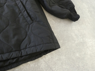 prit(プリット) ナイロンタッサーオニオンキルト　ZIPショートブルゾンの商品画像33