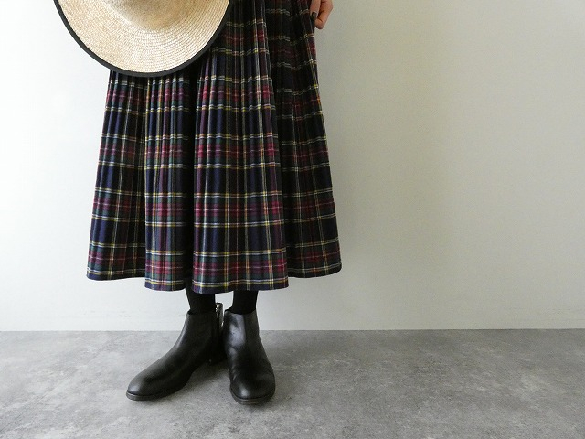 PK タータン起毛プリーツスカートの商品画像3