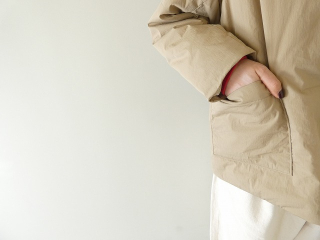 RINEN(リネン) 綿ナイロンタイプライター(中綿ボンディング) ノーカラージャケットの商品画像17