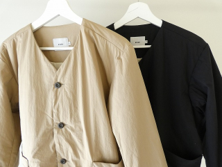 RINEN(リネン) 綿ナイロンタイプライター(中綿ボンディング) ノーカラージャケットの商品画像58