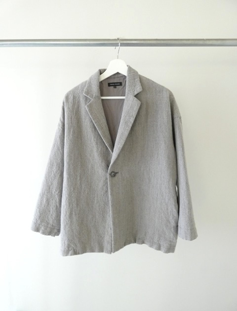 TRAVAIL MANUEL(トラバイユマニュアル) ウールリネンミルドラスティックジャケットの商品画像3