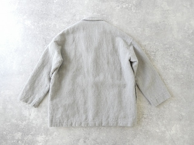 TRAVAIL MANUEL(トラバイユマニュアル) ウールリネンミルドラスティックジャケットの商品画像9