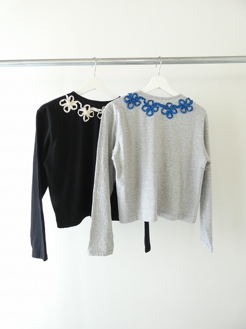 bulle de savon(ビュルデサボン) くるくるはなテープ刺繍 カーディガンの商品画像10