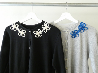 bulle de savon(ビュルデサボン) くるくるはなテープ刺繍 カーディガンの商品画像16