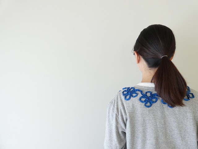 bulle de savon(ビュルデサボン) くるくるはなテープ刺繍 カーディガンの商品画像6