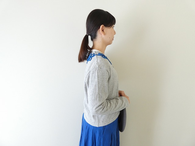 bulle de savon(ビュルデサボン) くるくるはなテープ刺繍 カーディガンの商品画像7