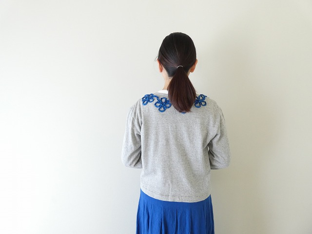 bulle de savon(ビュルデサボン) くるくるはなテープ刺繍 カーディガンの商品画像8