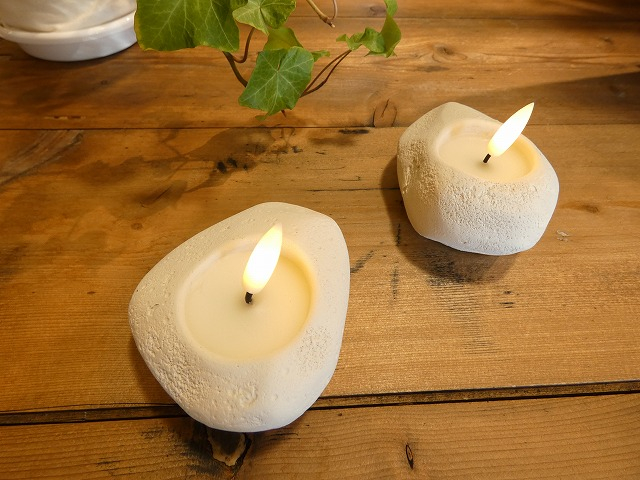 shs パーティやインテリアを彩る LEDライト キャンドル ストーンレットの商品画像1