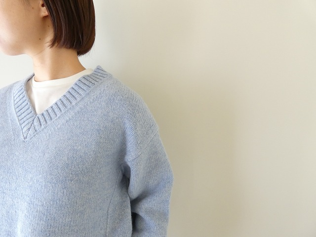 MACPHEE(マカフィー) ラムカシミヤ Vネックプルオーバーの商品画像5