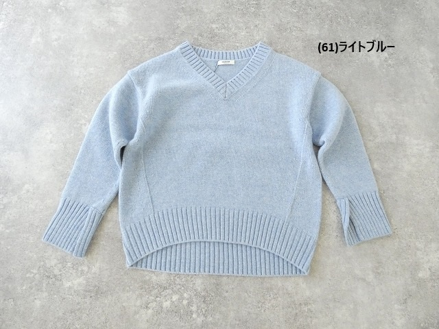 MACPHEE(マカフィー) ラムカシミヤ Vネックプルオーバーの商品画像56