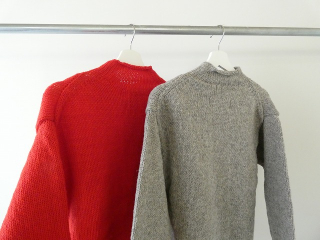 Hands of creation(ハンズオブクリエイション) ペルーのローゲージニット家庭機細ケーブルカーディガンの商品画像20