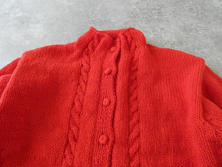 Hands of creation(ハンズオブクリエイション) ペルーのローゲージニット家庭機細ケーブルカーディガンの商品画像32