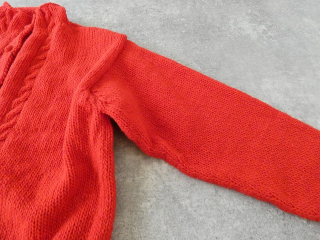 Hands of creation(ハンズオブクリエイション) ペルーのローゲージニット家庭機細ケーブルカーディガンの商品画像33