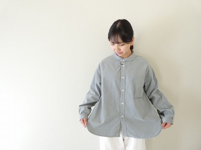 D.M.G.(ディーエムジー) 21Wコーデュロイラウンドカラーシャツの商品画像1