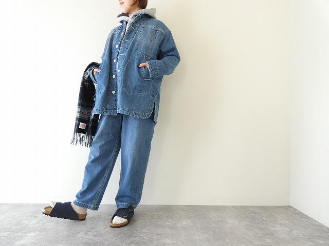 10ozデニム 中綿コート