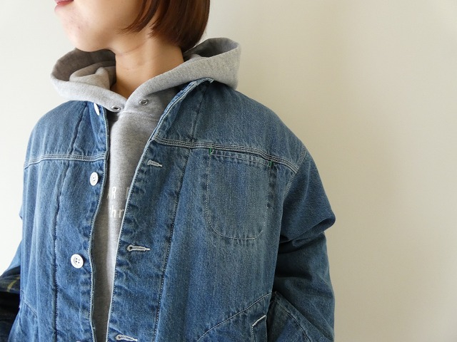 Clip.tab(クリップタブ) 10ozデニム 中綿コートの商品画像3
