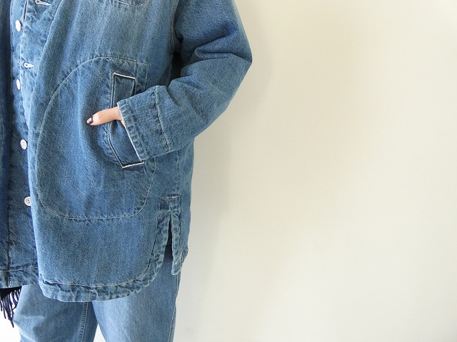 Clip.tab(クリップタブ) 10ozデニム 中綿コートの商品画像4
